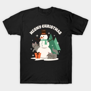 Meowy Christmas T-Shirt